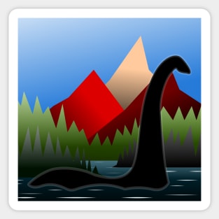 Loch Ness Monster Sticker